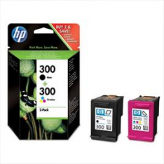 HP HP 300,nero/tricromia pacco misto