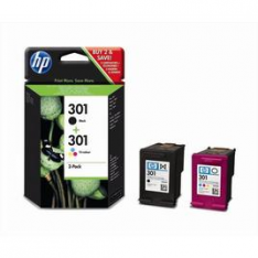HP Cartucce d'inchiostro HP 301, nero/tricromia