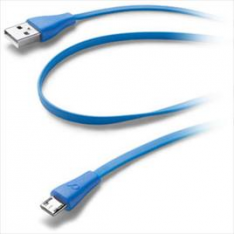 CELLULARLINE Flat USB Data Cable USBDATACMICROUSBB