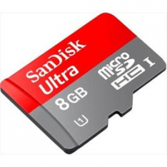 SANDISK Micro SD Ultra Mobile Android 8GB HC + adattatore