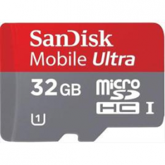 SANDISK Micro SD Ultra Mobile 32GB HC + adattatore SD