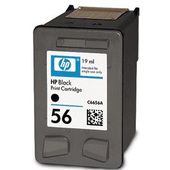 HP cartuccia a getto d'inchiostro nero  56 (19 ml)