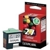 LEXMARK No.27 Moderate Use Color Print Cartridge BLISTER