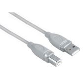 HAMA USB Connection Cable A-Plug - B-Plug, grey, 1.8 m