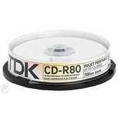 TDK CD-R 700MB 52X CAKEBOX