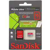 SANDISK 16GB Android Ultra microSDHC