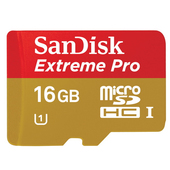 SANDISK 16GB Extreme Pro microSDHC