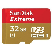 SANDISK 32GB Extreme microSDHC UHS-I