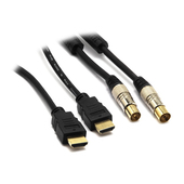 G&BL 1.5m HDMI M/M + 1.5m 9.5mm IEC M/F
