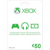 MICROSOFT XBOX Live 50 Euro Card