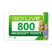 MICROSOFT Xbox 360 Live 800 Points, ES
