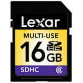 LEXAR 16GB SDHC Class 6