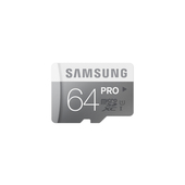 SAMSUNG 64GB, MicroSDXC PRO