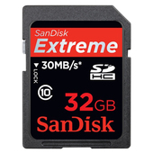 SANDISK 32GB Extreme SDHC