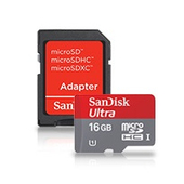 SANDISK 16GB microSDHC UHS-I