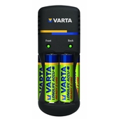 VARTA Pocket Charger + 4 x 2100mAh NiMH (AA)