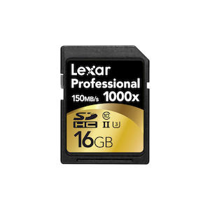 LEXAR 16GB 1000X PRO SDHC UHS-2