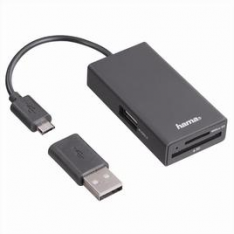 HAMA 54141 Lettore schede/Hub USB