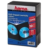 HAMA DVD Slim Double-Box 10, Black