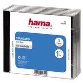 HAMA CD Jewel Case Standard, Pack 5