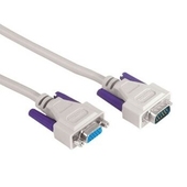 HAMA Monitor VGA Ext. Cable, 15-pin HDD Male Plug - 15 pin HDD Female Jack