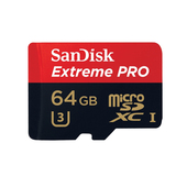 SANDISK 64GB, Extreme PRO microSDXC UHS-I