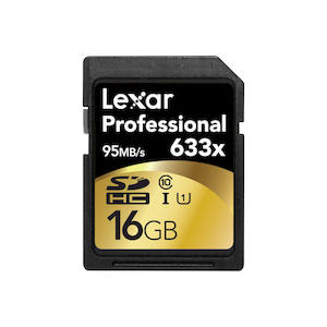 LEXAR 16GB 633X PRO UHS-I SDHC