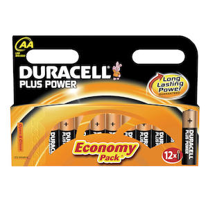 DURACELL Batterie Plus Power Stilo AA x12pz