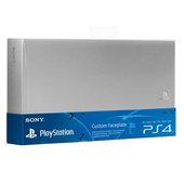 SONY Cover personalizzata per PS4 argento