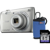 NIKON COOLPIX S3700 kit argento