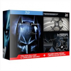 X-JOY DISTRIBUTION Blu ray Trilogia Cavaliere Oscuro + Kolibrì  nano