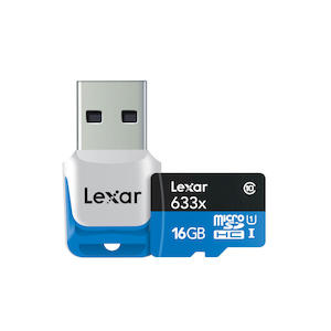 LEXAR 16GB MICROSD 633X UHS-I