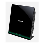 NETGEAR D6100 ADSL2+ Wi-Fi Collegamento ethernet LAN Dual-band Nero