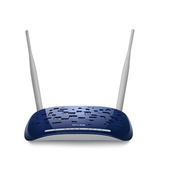 TP-LINK TD-W8960N ADSL2+ Wi-Fi Collegamento ethernet LAN Blu