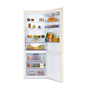 BEKO RCNE520E20B Libera installazione Sabbia 310L 124L A+ frigorifero con congelatore