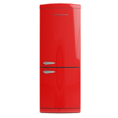 BOMPANI BOCB740/R Freestanding Red 285L 97L A+ frigorifero con congelatore