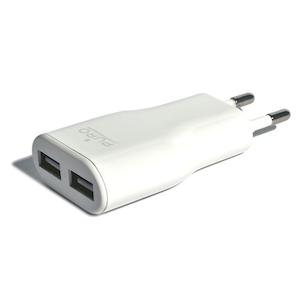 PURO Carica batterie 2 USB da viaggio Bianco
