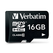 VERBATIM 16GB microSDHC