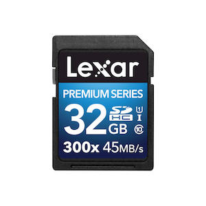 LEXAR 32GB SDHC 300X CL. 10 U1
