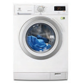 ELECTROLUX EWF 1488 CDW Libera installazione Caricamento frontale 8kg A+++-30% Argento, Bianco lavatrice