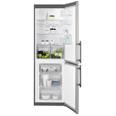 ELECTROLUX RN3613MOX Libera installazione Acciaio inossidabile 227L 111L A++ frigorifero con congelatore