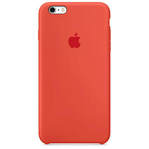 APPLE custodia silicone iPhone 6S Plus arancione
