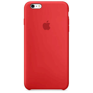 APPLE custodia silicone iPhone 6S Plus red