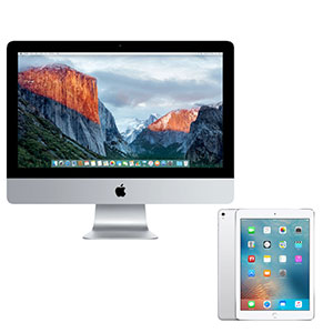 APPLE iMac 21.5" MK442T/A + iPad Pro 9.7'' Wi-Fi+Cellular 32GB Silver