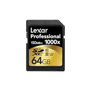 LEXAR 64GB 1000X PRO SDXC UHS-2