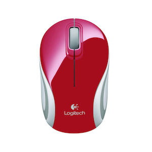 LOGITECH Wireless Mini Mouse M187 Rosso