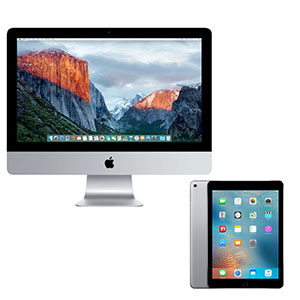 APPLE iMac 21.5" MK442T/A + iPad Pro 9.7'' Wi-Fi+Cellular 32GB Space Gray