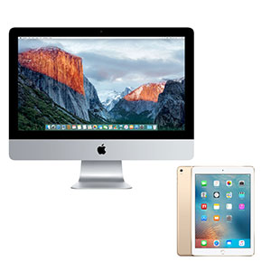 APPLE iMac 21.5" MK442T/A + iPad Pro 9.7'' Wi-Fi+Cellular 32GB Gold